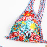 Ethnic Swimwear Two Pieces Bikini Sexy Swimsuit