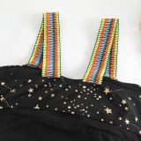 Sexy Printed Straps One Piece Women's Swimsuit