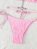 Women's Swimwear Crystal Diamond Sexy Two Pieces Swimsuit Beach Bikini