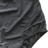 Plus Size Women Mesh Patchwork Zipper One-Piece Swimwear