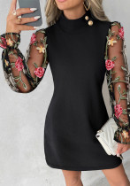 Women Sequined Long Sleeve Dress Women Sequined Long Sleeve Dress