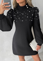Women Sequined Long Sleeve Dress Women Sequined Long Sleeve Dress