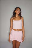 Women summer vest suspender and Skirt two-piece set