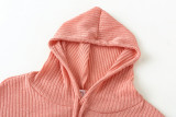 Spring Women Long Sleeve Loose Hooded Top and Pant Casual Two-piece Set