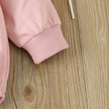 Valentine's Day Children's Clothing Spring Baby Girl Letter Embroidered Long Sleeve Onesie Bodysuit