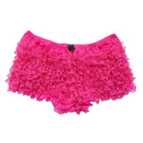 Sexy Ruffled Lace Bloomers Bow Shorts