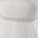 Children's Princess Dress Girl Tutu Dress Flower Girl Performance Dress