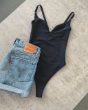 High Stretch Swimwear Women's Solid Color One-Piece Sexy Swimsuit