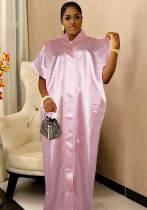 African Women's Plus Size Dress Islamic Ethnic Style Robe