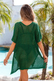 Summer Cover-Up Hollow Knitting Shirt Beach Holidays Bikini Sun Protection Clothing For Women