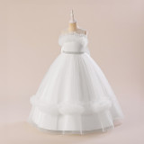 Children's Princess Dress Girl Tutu Dress Flower Girl Performance Dress