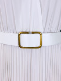 Plus Size Women Solid Dress