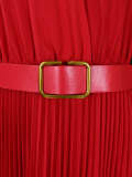Plus Size Women Solid Dress
