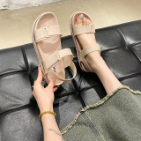 Summer Comfortable Flat Velcro Strap Sandals For Women