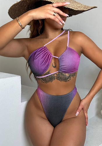 Gradient Bikini Women's Sexy Two Piece Swimsuit