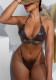 Women's Sexy Triangle Bikini Two Pieces Swimsuit