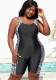 Plus Size Women One Piece Swimwear