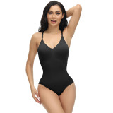 Seamless One-Piece Body Shaping Tummy Control Butt Lift Fitted Stretch Tight Fitting Bodysuit