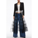 Women Turndown Collar Loose Casual Dress