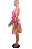 Spring Women's Long Sleeve Fashion Casual Dress
