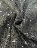 Women Halter Neck Off-Shoulder Sexy Sequin Dress