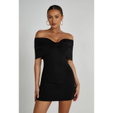 Women Sexy Off Shoulder Casual Dress