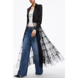 Women Turndown Collar Loose Casual Dress