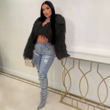 Women's Sexy Faux Fur Jacket