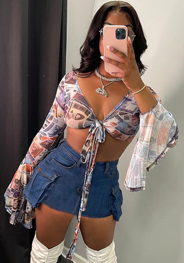 Women's Washed Stretch Denim Shorts