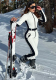Women winter warm and waterproof ski suit two-piece set