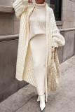 Spring Sweater Cardigan Knitting Loose Long Knitting Shirt Jacket