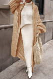 Spring Sweater Cardigan Knitting Loose Long Knitting Shirt Jacket