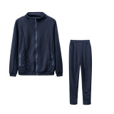 Women Casual Zipper Top and Pant Two-piece Set