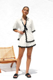 Women Shirt Casual Two Piece Set