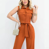 Fashion Casual Suit Women's Sleeveless Summer Shirt Trousers Women's Two-Piece Set