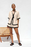 Women Shirt Casual Two Piece Set