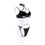 Women See-Through Halter Neck Sexy Lingerie two-piece set