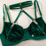 Women See-Through Halter Neck Sexy Lingerie two-piece set