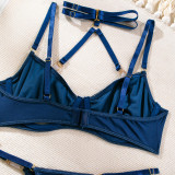 Women See-Through Halter Neck Sexy Lingerie two-piece set
