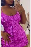 Women's Strap Sexy Low Back Dress