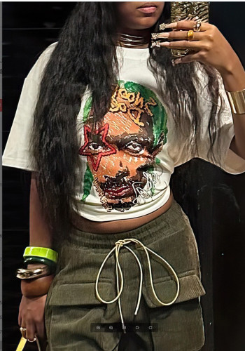 Women's Short Sleeve Print T-Shirt