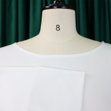 Women's Solid Color Professional Fashion Chic Plus Size Elegant African Dress