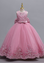 Girls' lace wedding dress princess dress