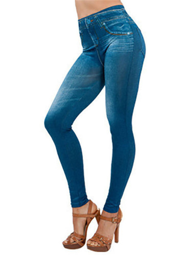 Printed Leggings High Stretch High Waist Slim Butt Lift Tight Fitting Pants