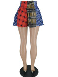 Women plaid shorts