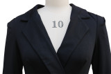 Women Long Sleeve Bodycon Suit Dress