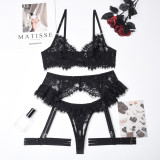 Sexy Lace Strap Four-Piece Lingerie Set