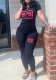 Women Print Style Top and Pant Casual Two-piece Set