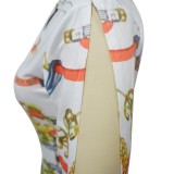 Women sexy printed dress