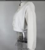 Autumn And Winter Style Street Trendy Pu Patchwork Embroidered Jacket